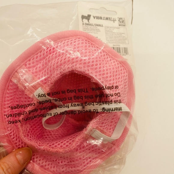 NWT Vibrant Life Dog Bucket Hat Pink/White polka dots Size XS/S(up to 20 pounds) - Picture 6 of 9